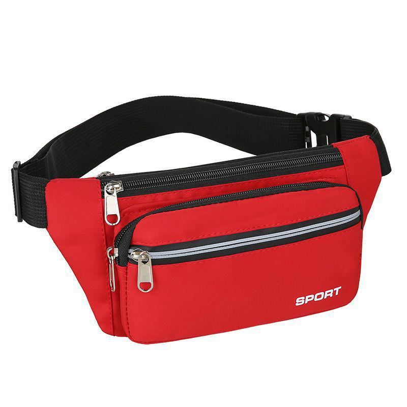 Unisex Waterproof Waist Bag: Multifunctional, Large Capacity, Durable for Casual, Work, Sports, or Travel; Mobile Phone and Wallet Holder.