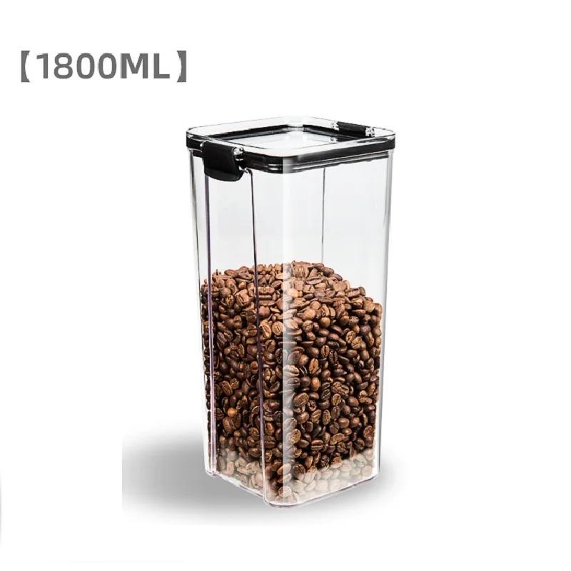 Sealed Can Kitchen Storage Box Transparent Food Can Freshness Preservation NEW Transparent Container Moisture Proof Storage Box