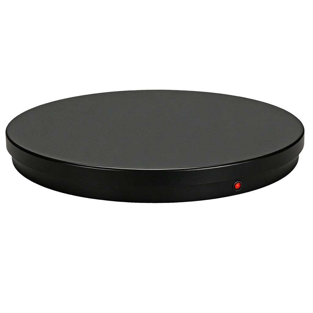 Electric Rotating Display Stand 24 Inch Turntable with Remote Control Adjustable Angle 360 Degree Auto Rotating