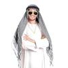 Arabische Kostuums Accessoires Midden-Oosten Woestijn Shemagh Touw Nekketting Dollar Ringen Zonnebril voor Halloween Cosplay