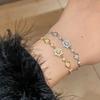 Zircon Flower Hand Chain For Women Light Luxury Styled For Gift Or Daily Wear
