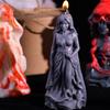 Halloween DIY Craft Silicone Ghost Bride Groom Candle Mold Mould Resin Molds