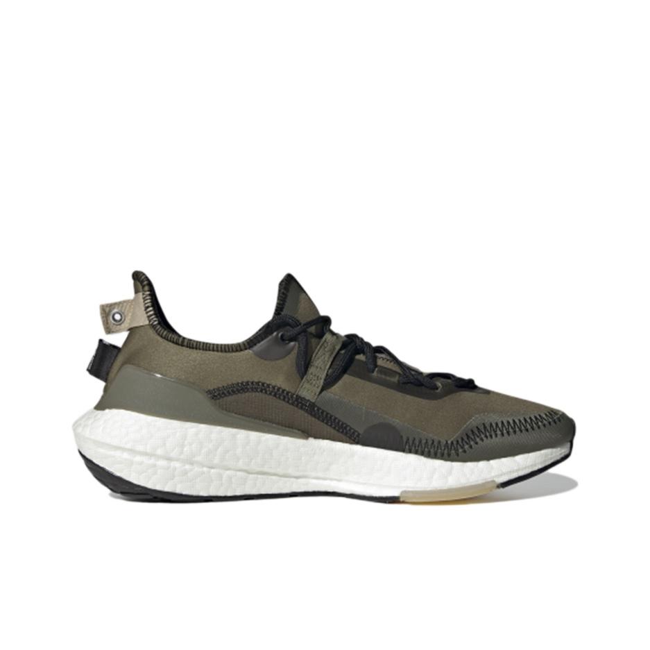 Parley x adidas UltraBoost 21 Focus Olive Sneakers Unisex Zielone Core-Black Orbit-Green G55649