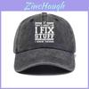 Fix Stuff Cotton Baseball Cap With Embroidered Print For Summer Outdoor Sunshade