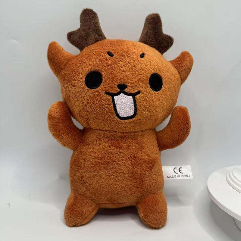 99Nights Horror Game Merchandise: Reindeer Plush Toy; 99Nights Party Reindeer Stance Plush Toy