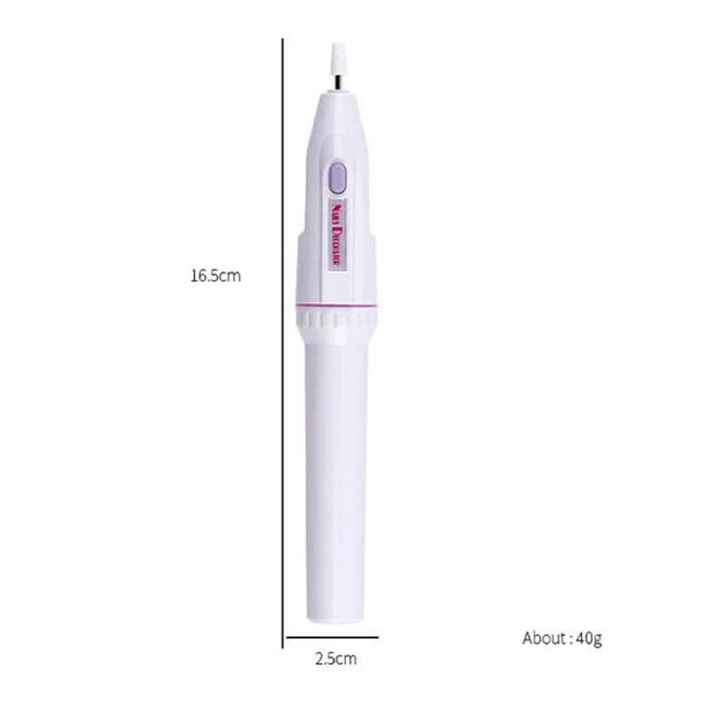 Nagelpolierer MINI Elektrisches Nagelbohrset Maniküre-/Pediküre-Schleif-/Polier-Nail-Art-Schleiffeile-Stift-Werkzeugmaschine