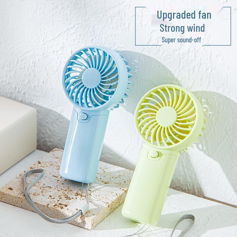 Portable Strong Wind Battery-Powered Handheld Mini Fan for Students