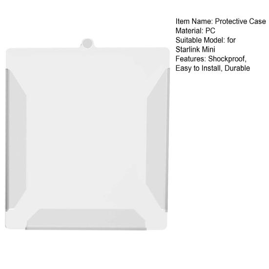 Protective Case PC Cover Hard Sleeve Shockproof Scratch Resistant Transparent Design UV Protection Hard Case for Starlink Mini