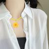 Rice Bead Flower Necklace Hawaii Beach Necklace Jewelry Suitable for Ladies Girl