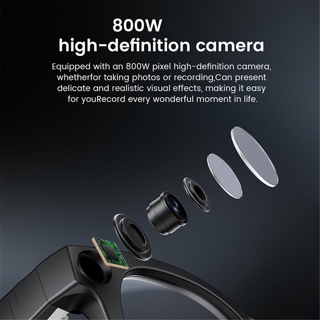 2026Smart Glasses 800W HD Photo Video AI Record Translation Touch Photochromic Lenses Bluetooth Call Music Multifunction Glasses