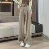 "2024 Maillard Kordhose High-Waist Weitbein Hose": Herbst- & Winter Slim Straight Hose"