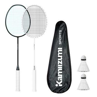Badminton Racket Set for This Carbon Fiber Badminton Racket Is Super Lightweight and Comfortable To A Storage Bag and Two Balls Are Included As a