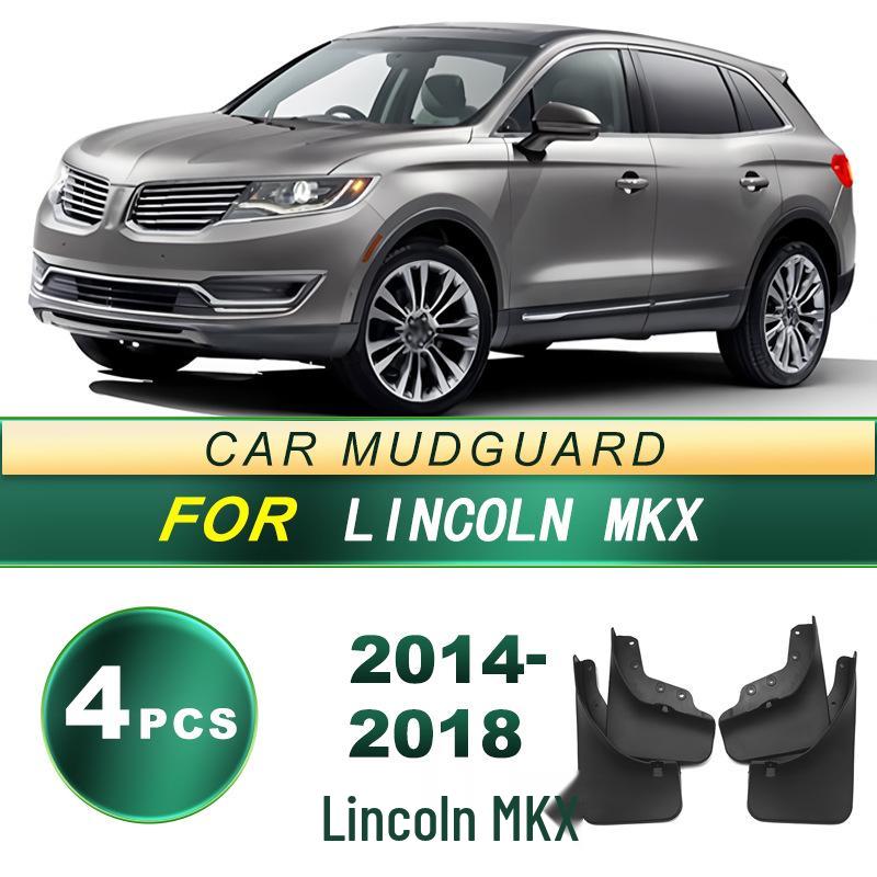 

2014-2018 Lincoln MKX Tire Mudguard Soft Rubber Mud Flap, No-Drill Upgrade
