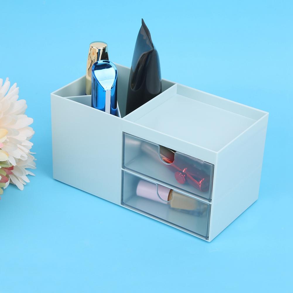 Desktop Multifunction Drawer Jewelry Stationery Storage Box Container Makeup Case Holder   Home