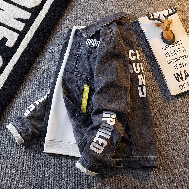 Men's Trendy Spring & Autumn Denim Jacket - Stylish Casual American Outerwear