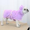 Spot Cute ins Pet Bathrobe with Hood, Warm for Cats and Small to Medium Dogs, Casual Dog Clothes