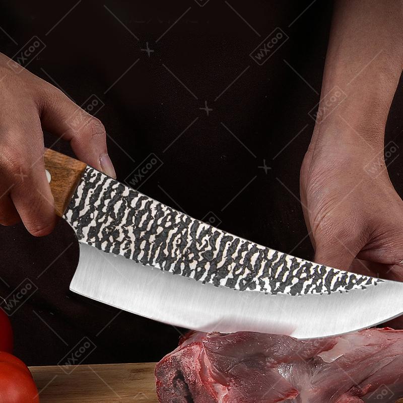 Professional Kitchen Knives Kitchen Chef Boning Knife Forged Stainless Steel Handmade Fishing Knife Meat Cleaver Butcher Knife