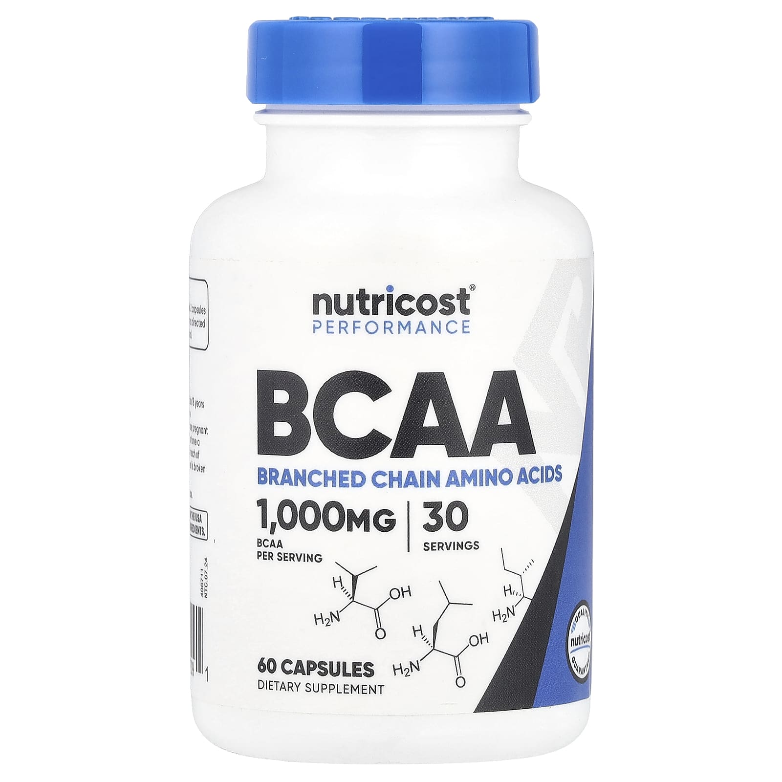 

Bcaa, 60 capsules (500 mg per capsule)