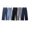 Women's Clothing Women's Double Collar Waist High Waist Wide Leg Jeans