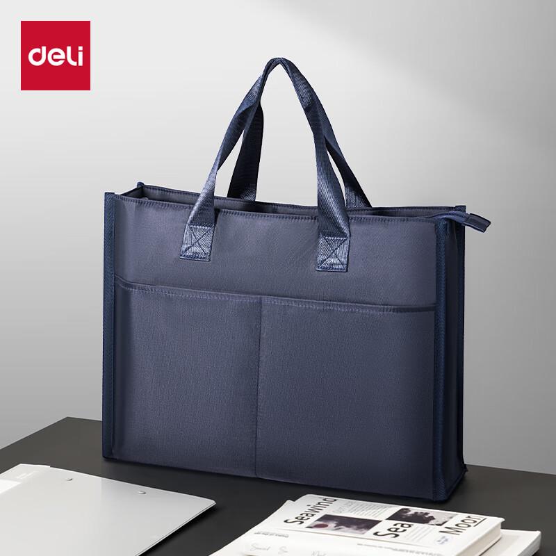 Deli Portable Business Briefcase with Double Front Pockets