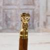 93.98 Cm Walking Stick Dog Greyhound Brass Cane Hunter Walking Stick Gift for Grandfather Father Wooden Cane Art Deco