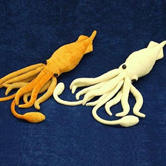 Deep Sea Creatures Series Giant Squid Plush Toy White 7430