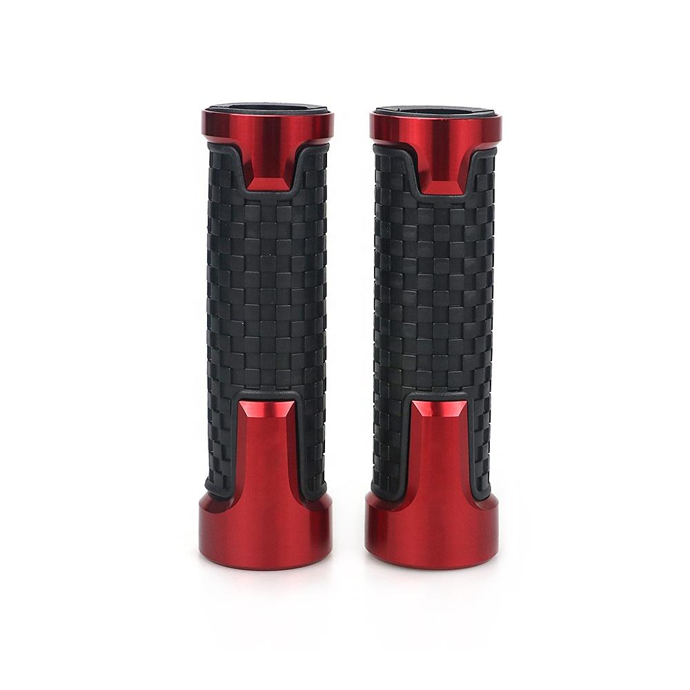 Motorcycle 22mm CNC Aluminum Rubber Gel Handle Bar Grip Hand Grips for Vespa Scooter LT LX GT GTS GTV 300 250 125 200 Sprint 150