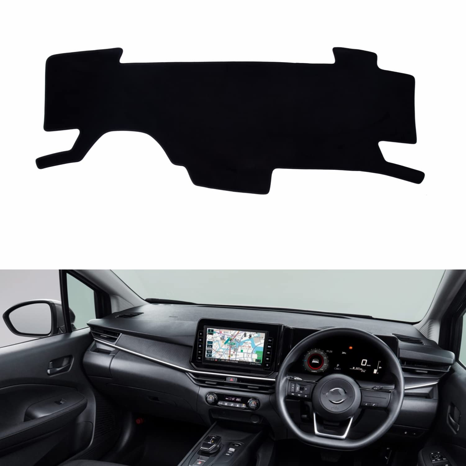 

Lacaca Nissan Note E13 Серия Приборная панель Приборная панель Фланелевый Легкая установка Коврик, Коврик, Чехол, Высококачественный материал,