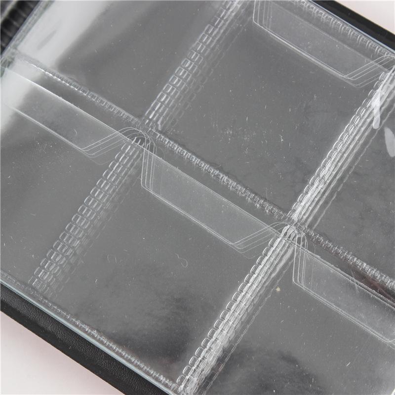 60-Pocket Mini Coin Collection Album Portable Coin Protective Holder Compact Storage Binder with Clear PVC Pages