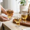Transparent Glass Water Cup Heat-Resistant Beer Drinking Mug Juice Cup Ice Cream Cup Household Use