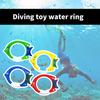 4 Stück Tauchspielzeug für Kinder Unterwasser-Tauchringe Tauchspielzeug Poolringe für Kinder Unterwasserspiel und Tauchtraining