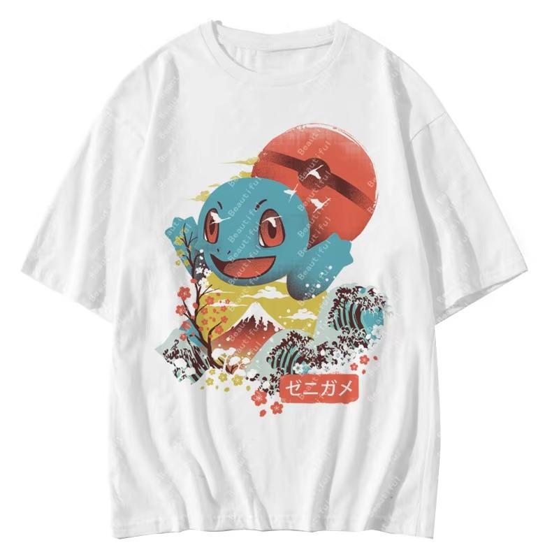 Squirtle Japanese Wave Art T-Shirt