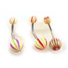 Les Trésors De Lily [J9573] - Set de 3 Body Piercing 'Tecno'