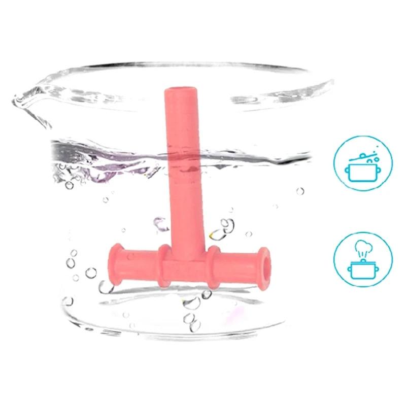 Kids Chewing Tube Teether Speech Therapy Oral Muscle Training Tool Teeth Grinding Massager Chew Tongue Rehabilitation Aid Tool