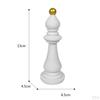 2pcs Chess Pieces Statue Sculpture Collectible Figurine Resin Crafts Home Decoration Contemporary