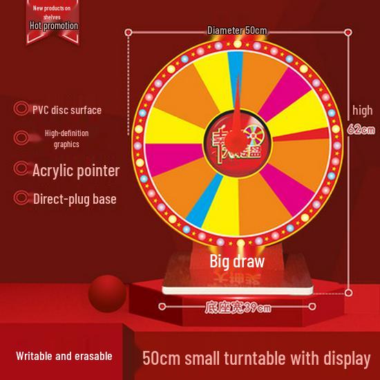 Tombolové kolo pro mateřskou školu - Zábavná otočná hra a učební pomůcka