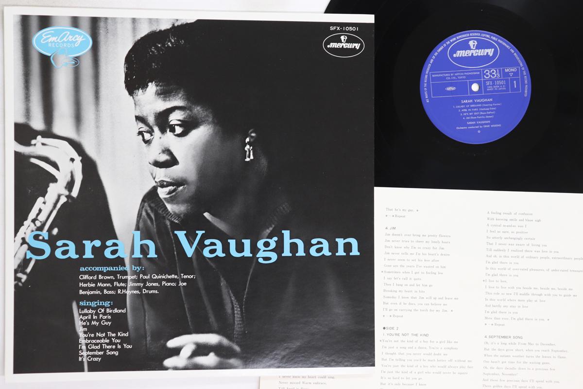 

LP Record SARAH VAUGHAN - Sarah Vaughan SFX10501 EMARCY 1977 Japan Jazz Used