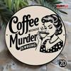 Funny Coffee Retro Metal Tin Sign for Kitchen Bar Decor