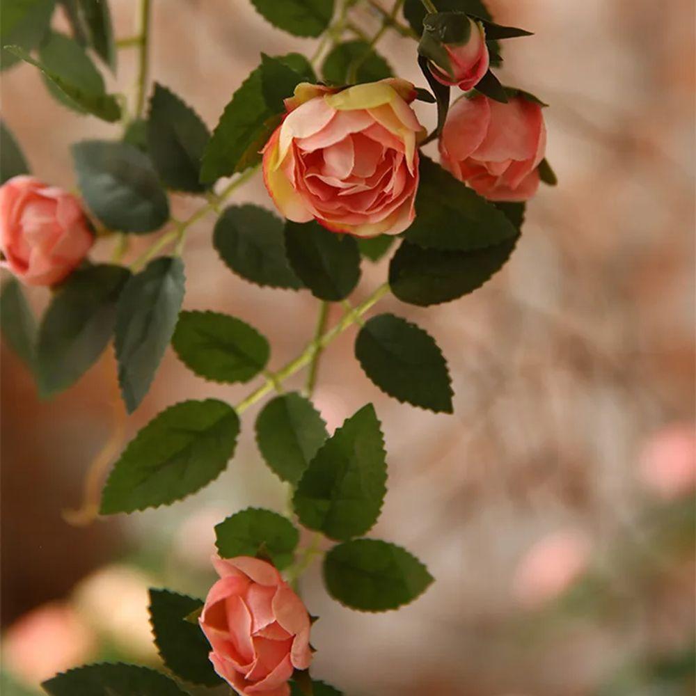 DIY Artificial Rose Flower 52cm Rose Vine Photography Props Flower Arrangement Home