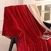 Solid color brocade full matte jacquard blanket soft and comfortable office nap skin-friendly blanket for all seasons