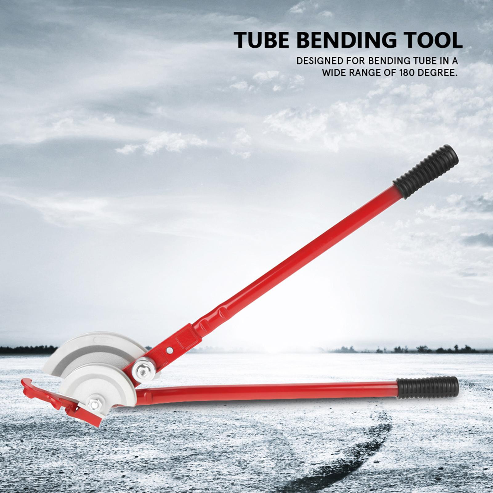 

2 in 1 180 degrees Handheld Red Pipe Bender Heavy Duty Tube Bending Tool 15mm 22mm белый