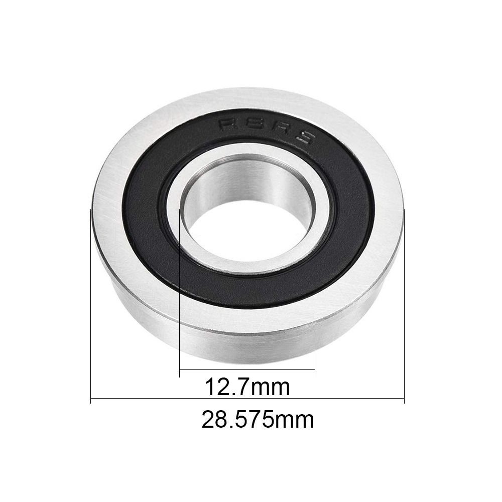 4 ks FR8-2RS přírubová ložiska s chromovanou ocelí, miniaturní kuličková ložiska, nízký střední motor