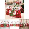 Christmas Gift Bag With Santa Claus Design For Holiday Decor And Gift Packaging