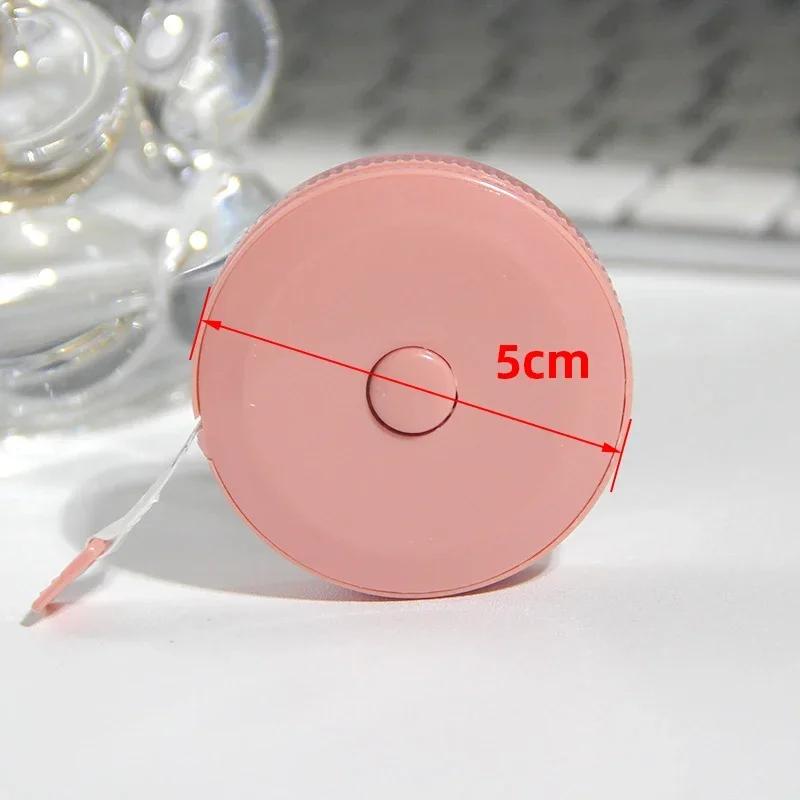 

2M Soft Tape Measure Double Scale Body Sewing Flexible Measurement Ruler for Body Measuring Tools DIY Tailor Craft Accessory рожевий