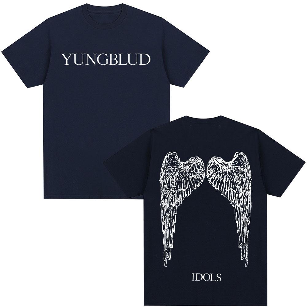 Yungblud IDOLS Wings Album Tour 2025 T Shirt Fans Gift Unisexs Women Hip Hop Short Sleeve Tshirts Oversized Casual Cotton Tshirt