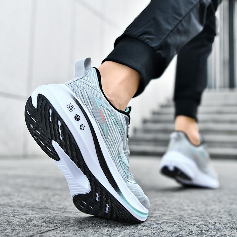 Men's Shoes 2025 Autumn Carbon Plate Lightweight Running Racing Running Shoes Shock Absorption Rebound Soft Sole Sports Shoes