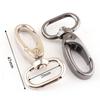 10pcs Lobster Swivel Hooks,Snap Hook Metal Swivel Clasps Bag Purse Hardware Oval Gate Swivel Snap Hook Purse Clip