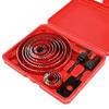 Hole Saw Kit 13-pieces Drill Bit Cutter Set Drill Hole Cutter For Soft Wood Plywood PVC Workshop Construction Home Improvement