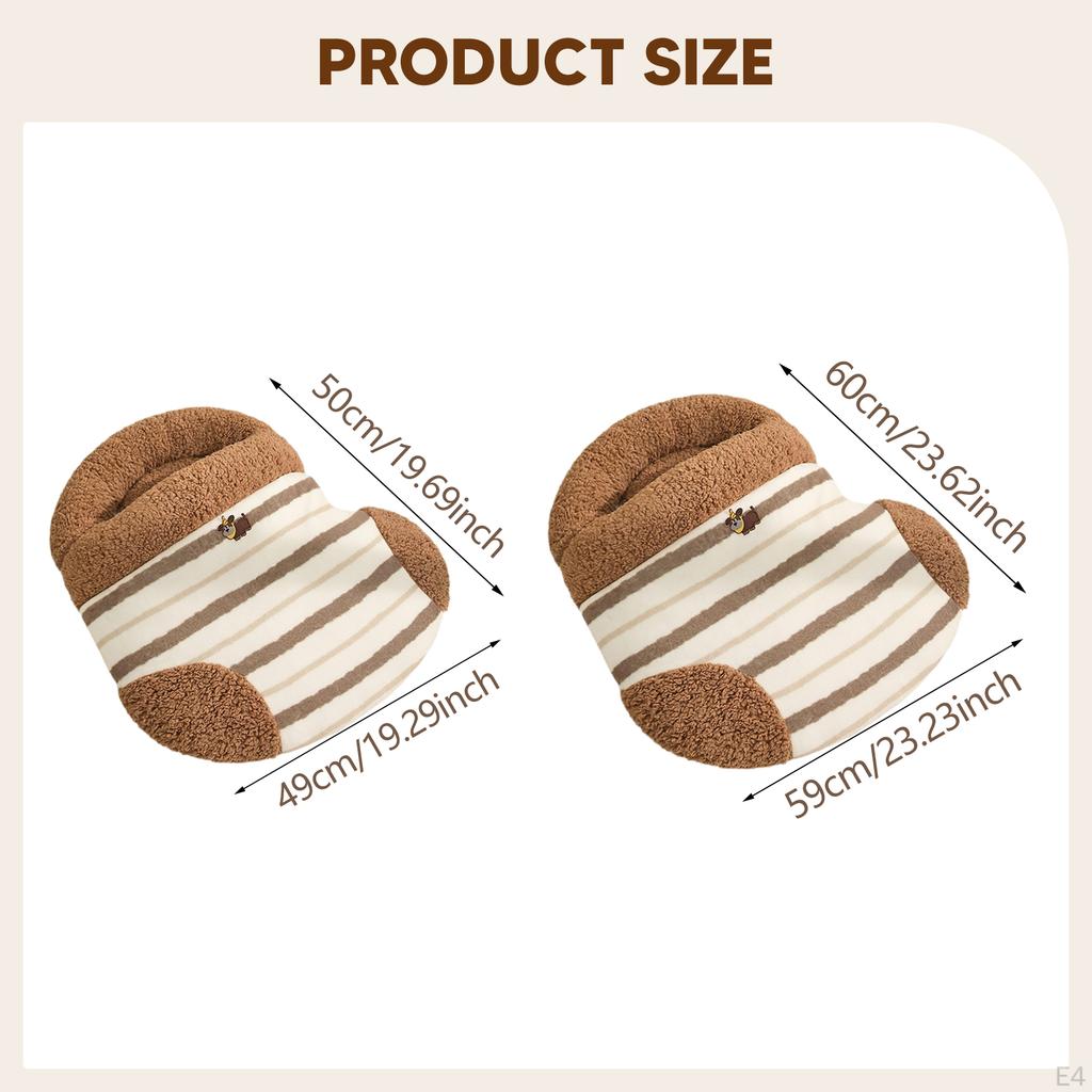 Cat Sleeping Bag Nest Pod Washable Dog Bed Pet Pillow for Pets Outdoor Backpacking