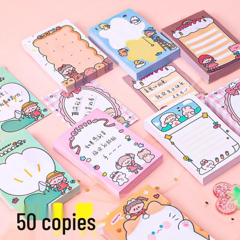 Creative Cartoon Sticky Notes for Kids - Third Grade Back-to-School Rewards and Gifts